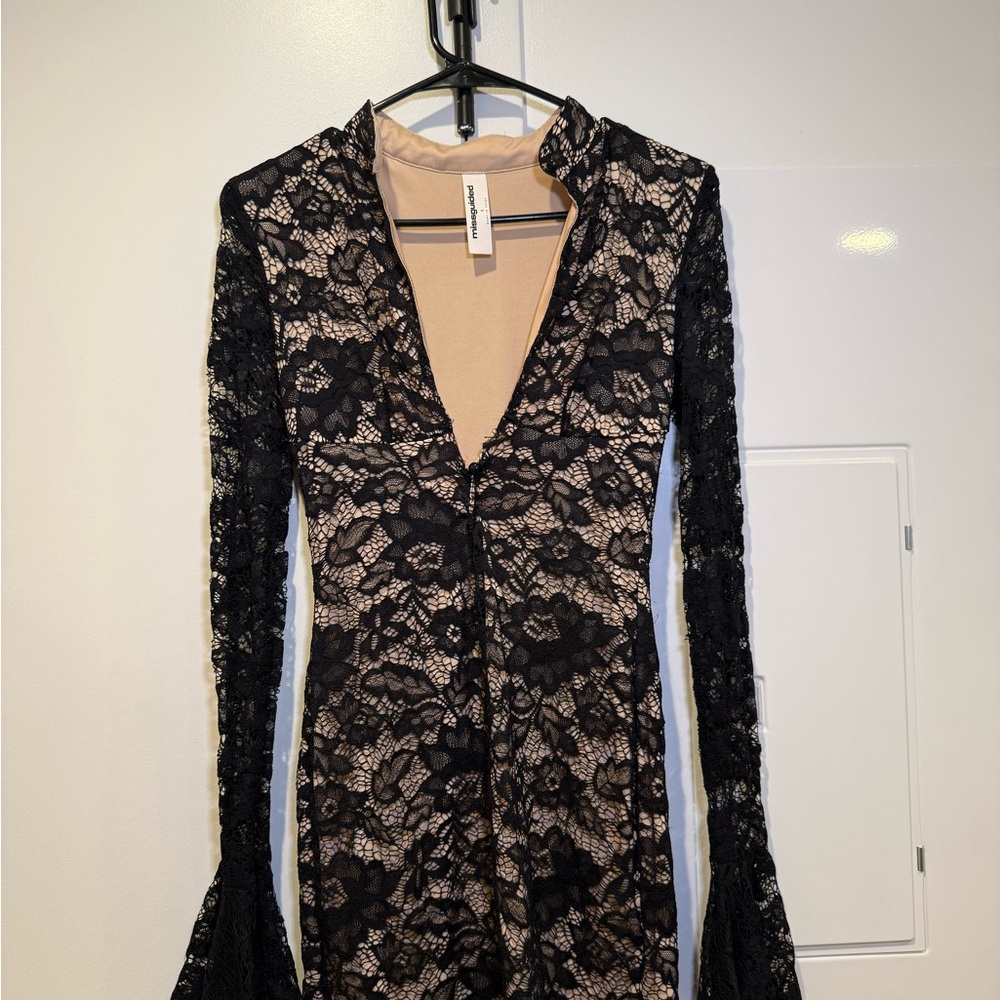 Elegant Black Lace Dress